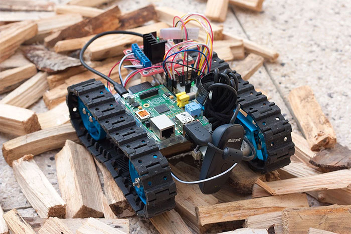 Robot mobile contrôlé par Raspberry Pi